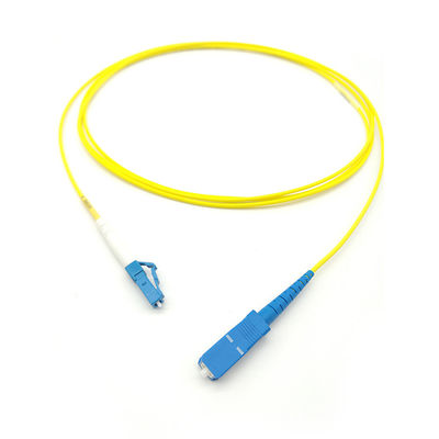 خرید SM LSZH 3mm SX 2M فولاد ضد زنگ زره پوش فیبر نوری کابل جامپر FTTH LC/UPC-SC/UPC تولید آنلاین