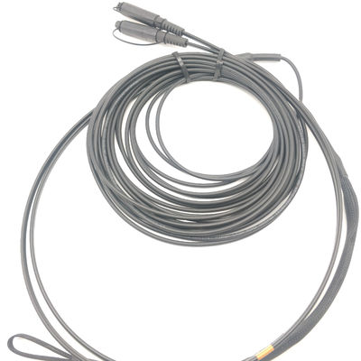 خرید LC/UPC-LC/UPC SM 9/125 7.0mm ضد جرثقیل در فضای باز FTTA سیم پیچ فیبر نوری زرهی 1m/2m/3m/100m تولید آنلاین
