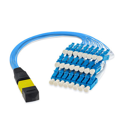 خرید Networking Solution 72 Fibers OM4 50/125 Multimode MPO Trunk Cable with Custom Length ساخت آنلاین