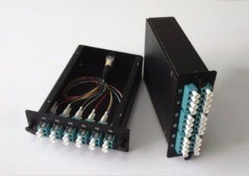 خرید Black Fiber Patch Panel 24 Port MTP MPO Module Fiber Optic Patch Panel ساخت آنلاین