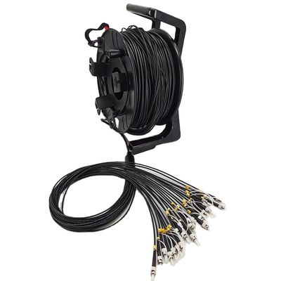 خرید FTTx Solutions Tactical Fiber Optic Cable Tactical Multimode Fiber With LSZH PVC TPU Jacket ساخت آنلاین