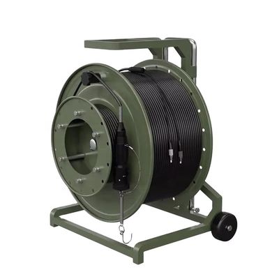 خرید Military Grade Tfoca Fiber Optic Cable Tactical Fiber Reel For Harsh Environments ساخت آنلاین