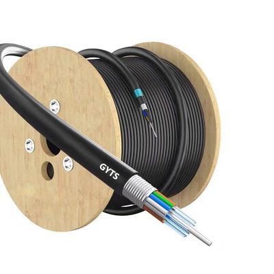 خرید Underground Armored Fiber Optic Cable with ITU G652D/G657A/OM1-OM4 Fibers Compliant with YD/T901-2009 & IEC 60794-1 Standards ساخت آنلاین
