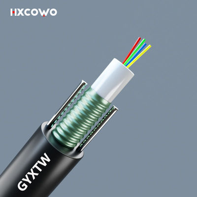 خرید Outdoor Armored GYXTW Fiber Optic Cable 2-288 Cores G652D/G657A1/G657A2 Fiber Type Custom Length ساخت آنلاین