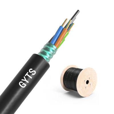 خرید Customized Cores Outdoor Armored Fiber Optic Cable with OM1-OM4 Fiber and Temperature Resistance (-40°C to +70°C) ساخت آنلاین