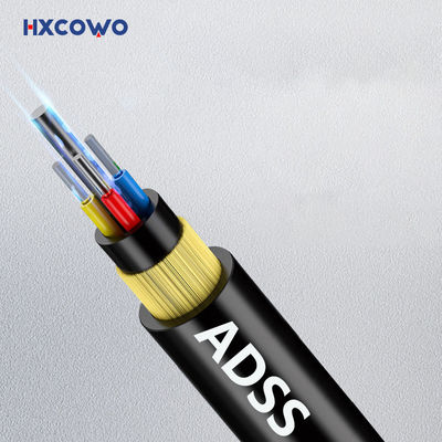 Customized Singlemode Fiber Optic Cable 6/12/24/48/96Core ADSS Cable
